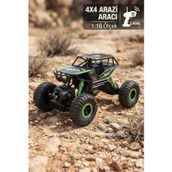 Racing Crew Max Rock Crawler 1:16 Ölçek 4Wd Uzaktan Kumandalı Arazi Aracı 2.4 Ghz Oyuncak Araba