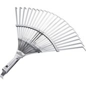 Raco Ahşap Saplı Ayarlı 30-45 cm Metal Çim ve Yaprak Toplama Tırmığı