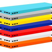 Rafburada® 5 Katlı Mavi Renk Çelik Raf. Çiçeklik Rafı, Ofis Rafı. 0.70 mm 43x75 150 cm