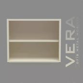 Raflı Çelik Kütüphane Dosya Dolabı Kapısız 92X42x75 Metal Dolap Ofis Dolapları Arşiv , Garaj , Bahçe , Kiler , Balkon