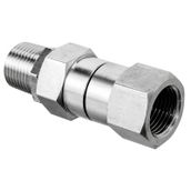 Raincovo Basınçlı Yıkama Makinesi Döndürülebilir, 3/8 İnç NPT Dişli Basınçlı Yıkama Armatürleri, 5000 PSI, Paslanmaz Çelik