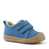 Rakerplus Hakiki Deri Lacivert Cırtlı Anatomik Bebek Spor Ayakkabı Sneaker