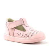 Rakerplus Hakiki Deri Pembe Cırtlı Anatomik Bebek Sandalet