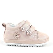 Rakerplus Hakiki Deri Pudra Anatomik Kız Bebek İlk Adım Ayakkabısı