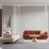 Ramada Koltuk Takımı (3+3+1+1) Krem Tarçın