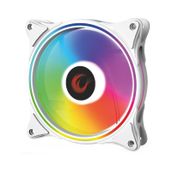Rampage Glare F50 38CFM 1200RPM 12CM Rainbow 3p+4p Molex Soketli Beyaz Kasa Fanı