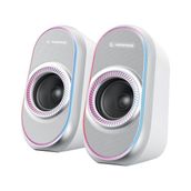 Rampage RMS-X3 2.0 6 W Beyaz Multimedia RGB Işıklı Gaming USB Bluetooth Speaker