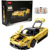 Rastar 1:8 Işıklı Maserati MC20 Sarı USB Şarjlı Uzaktan Kumandalı Model Araba Yapım Seti 3457 Parça S00093500