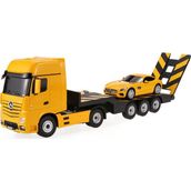 Rastar R/C Uzaktan Kumandalı Mercedes Actros Tır + AMG GT Araba - Sarı