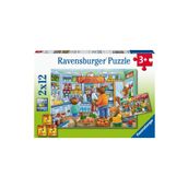 Ravensburger 50765 2x12 Parça Alışverişe Gidiyoruz Çocuk Puzzle