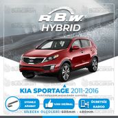 RBW Kia Sportage 2011-2016 Ön Hybrid Silecek Takımı