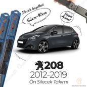 RBW Peugeot 208 Ön 2012-2019 Hibrit Silecek Takımı