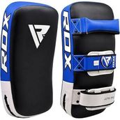 RDX APR-T1 Muay Thai Darbe Lapası Mavi Profesyonel Kick Boks ve Muay Thai Antrenman Yastığı