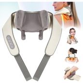 Realx RX-304 Şarjlı Ovmalı Isıtmalı Boyun Sırtbel Omuz Cihazı Bacak İnsan Eli Yoğurma Hissi Veren Masaj Aleti