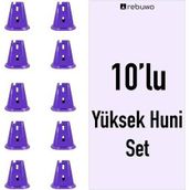 Rebuwo 10 Adet Yüksek Antrenman Huni Seti