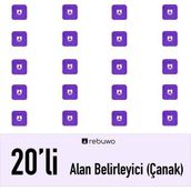Rebuwo Alan Belirleyici 20 Adet Antrenman Çanağı