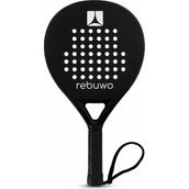 Rebuwo White Edition Karbon Fiber Round Padel Raketi