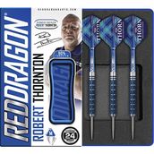 Red Dragon Robert"The Thorn Thornton 24 gram" Blue – % 95 Tungsten Steel Dart with Flights, şaft, cüzdan Checkout Card