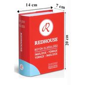 Redhouse İngilizce Türkçe Yeni Büyük El Sözlüğü Açık Mavi 804 Sayfa 1 Adet 100.000 Kelime Hazneli Red House İngilizce Sözlük