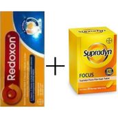 Redoxon Üçlü Etki Vitamin C 30 Efervesan Tablet + Supradyn Focus 30 Tablet