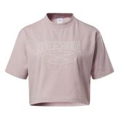 Reebok Classic Archive Essentials Big Logo Pembe Kadın Kısa Kollu Crop T-Shirt