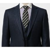 Reflect Your Style Erkek Kravat, Su ve Leke Tutmaz, Siyah Gri Çizgili, Polyester Dokuma Kumaş, Klasik Stil