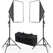 Refleks Softbox 50x70 Tek Duy Ampul Hariç 2'li Sürekli Işık Seti