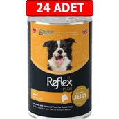 Reflex Plus Dana Etli Köpek Konserve Maması 400GR x 24 Adet Parça Etli Yaş Mama