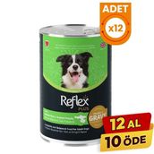 Reflex Plus Sos İçinde Beyaz Balıklı ve Tatlı Patatesli Yetişkin Konserve Köpek Maması - 12 Adet 400 Gr