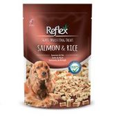 Reflex Somonlu ve Pirinçli Yarı Yumuşak 150 gr Köpek Ödül Maması