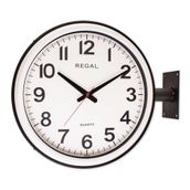 Regal 9106 CFTD Ultima Çift Taraflı Dış Mekan İstasyon Duvar Saati