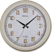 Regal 9108 W3 Beyaz Kasa Büyük Boy Duvar Saati
