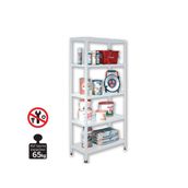 Regalux Metal 188x100x45 cm Beyaz 5 Katlı Raf
