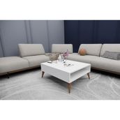 Regi Mobilya Orta Sehpa Masa Salon Sehpası Lüx Model 90X50X33 Beyaz