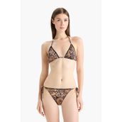 Regular Fit Leopar Desenli Bikini Alt-Fall in Love