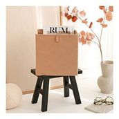Rek Home Bej Dolap İçi Çamaşır Oyuncak Düzenleyici Katlanır 28x28x28 cm Saklama Kutusu Organizer
