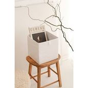 Rek Home Beyaz Dolap İçi Çamaşır Oyuncak Düzenleyici Katlanır 28x28x28 cm Saklama Kutusu Organizer