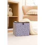 Rek Home Yaprak Lacivert Dolap İçi Çamaşır Oyuncak Düzenleyici 28x28x28 cm Saklama Kutusu Organizer