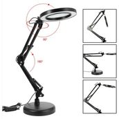 Rekotools Rekotools-Masa Lambası Çalışma Lambası Masa Üstü Büyüteç Tamirci Büyüteci 2 Farklı LED Işıklı