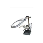 Rekotools Rekotools-Masa Üstü 2x 6x Çift Kullanımlı LED Işık Büyüteç W/yardımcı Klip Lehimleme ISTASYONUREKO003398