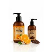 Rekze Aromaterapi Etkili Masaj Yağı Seti: Portakal 250 ml & Çilek 120 ml |%100 Doğal ve Yenilebilir.