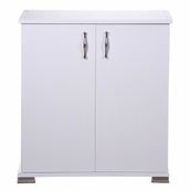 Remaks Beyaz 2 Kapaklı 4 Raflı Ayakkabılık