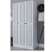 Remaks Fuga 3 Kapaklı Beyaz Elbise Dolabı
