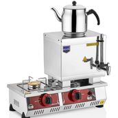 Remta 15 Model Tek Demlikli 13 lt 1500 W Doğalgazlı Inox Çay Ocağı