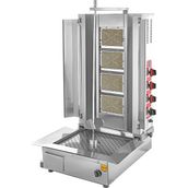 Remta 4 Radyanlı Alttan Motorlu LPG (Tüplü) CE Belgeli Döner Ocağı - D08(A)