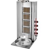 Remta 4 Radyanlı Tüplü (CE) Döner Ocağı 10 lt Paslanmaz Çelik Yüksek Performanslı Gri Renkli