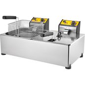 Remta R 102 8+8 lt Elektrikli Çiftli Endüstriyel Fritöz