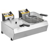 Remta R102 6000 W 8+8 lt Isı Ayarlı Elektrikli Fritöz