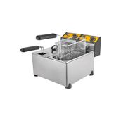 Remta R92 3+3 Lt. Elektrikli Kapaklı Çift Hazneli Fritöz