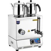 Remta RMTEP05DMLK 40 Model Çift Demlikli Elektrikli Pleytsiz 28 lt 2 Adet Demlik Hediye Çay Kazanı Çay Ocağı